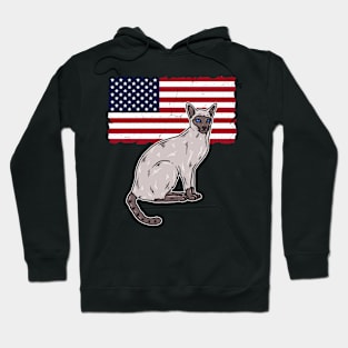 SIAMESE CAT AMERICA Hoodie